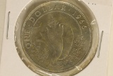 1966 BAHAMA ISLANDS SILVER $1 UNC .4666 OZ. ASW