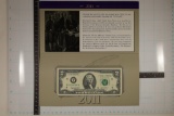 2011 ATLANTA FEATURING A 2003-A US $2 FRN CU