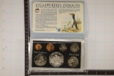 1988 NEW ZEALAND YELLOW-EYED PENGUIN 7 COIN PROOF
