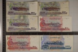 6-BANK OF CAMBODIA BILLS: 3-2001-100 RIELS, 2-