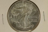 2012 AMERICAN SILVER EAGLE. BRILLIANT UNC