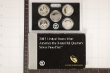2012 SILVER AMERICA THE BEAUTIFUL QUARTERS PF SET