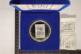 1991 PROOF 5 TROY OZ. .999 FINE SILVER ROUND