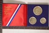 1976 US SILVER 3 COIN BICENTENNIAL PF SET