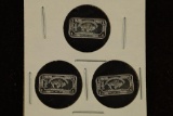 3-1 GRAM .999 FINE SILVER PF INGOTS: 1 SILVER