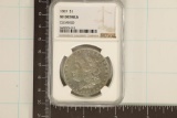 1887 MORGAN SILVER DOLLAR NGC XF DETAILS CLEANED