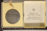 3.9 OZ. STERLING SILVER ISRAEL MEDAL IN ORIGINAL