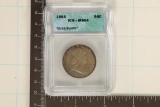 1955 SILVER FRANKLIN HALF DOLLAR ICG MS64 BUGS