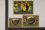 3-1921 GERMAN (DORNBURG) NOTGELDS CRISP UNC 10,