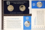 2 STERLING SILVER FIRST EDITION PROOF ROUNDS
