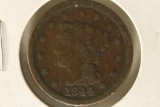 1844 US LARGE CENT