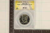 1964 SILVER KENNEDY HALF DOLLAR ANACS PF64