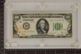 1928 US $100 FRN GOLD DEMAND (AU/UNC) (KANSAS