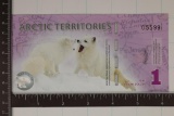 2012 ARCTIC TERRITORIES 1 POLAR DOLLAR COLORIZED