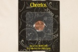 2000 CHEERIOS BU LINCOLN CENT: 1 OF 10,000,000 1ST