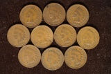 10-INDIAN HEAD CENTS: 1900-1907