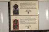 2 STATE QUARTER P & D SETS IN FIRST DAY COVER