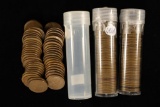 3 ROLLS OF LINCOLN WHEAT CENTS: 1946, 1951 & 1958D