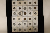 30 ALUMINUM & PLASTIC PLAY MONEY, LINCOLN CENTS,