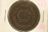 1935 MEXICO 20 CENTAVOS KM-437