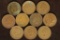10 ASSORTED INDIAN HEAD CENTS. 1898-1907