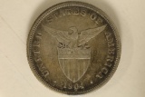 1904-S US/PHILIPPINES SILVER 50 CENTAVOS