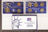 1999 US PROOF SET (WITH BOX) WITH CERTIFICATE