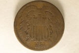 1871 US TWO CENT PIECE