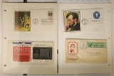 3 ABRAHAM LINCOLN FIRST DAY COVERS & COMMEMORATIVE