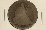 1853 SILVER SEATED LIBERTY HALF DOLLAR