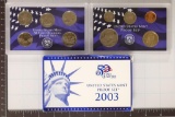 2003 US PROOF SET (WITH BOX) WITH CERTIFICATE