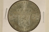 1964 NEDERLANDS ANTILLEN SILVER 2 1/2 GULDEN