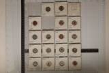 16 SILVER ROOSEVELT DIMES.  1946-1959 ALL HAVE INK