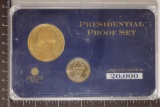 ABRAHAM LINCOLN PRESIDENTIAL PROOF SET INCLUDES