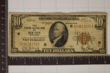 1929 US $10 NATIONAL CURRENCY. RESERVE BANK OF