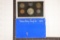 1969 US PROOF SET WITH BOX, 40% SILVER JFK HALF