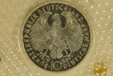 1989 GERMAN SILVER PROOF 10 MARK .3115 OZ. ASW