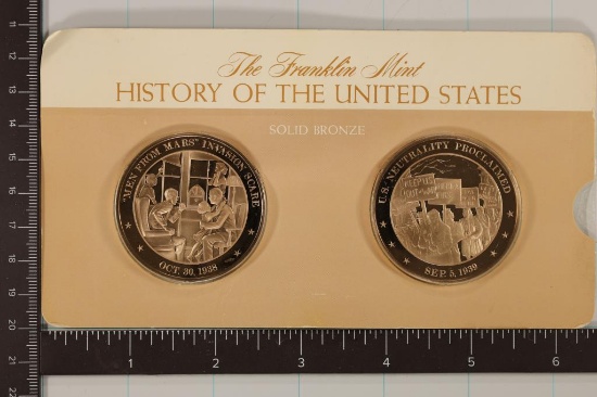 2-1 1/2'' SOLID BRONZE HISTORY OF THE UNITED