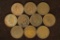 10 ASSORTED INDIAN HEAD CENTS: 1890-1899