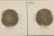 1898 & 1899 AUSTRIA SILVER 1 KORONA COINS .2684