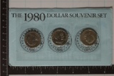 1980-P/D/S SBA DOLLAR SOUVENIR SET