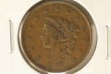 1837 MATRON HEAD LARGE CENT (AU DETAILS) AU