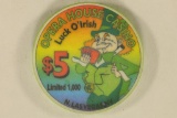 $5 OPERA HOUSE CASINO CHIP 1997 LUCK O' IRISH