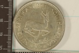 1951 SOUTH AFRICA SILVER 5 SHILLINGS .4546 OZ. ASW