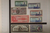 REPLICA OF 8 US MILITARY PAYMENT CERTIFICATES: 4