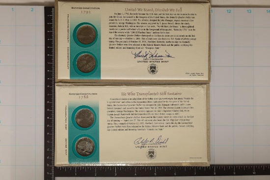 2-US QUARTER 1ST DAY COVERS: 1999-P & D