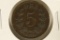 1876 NORWAY 5 ORE (EF/AU) PRICE IN XF IS $55.00