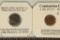 2 ROMAN ANCIENT COINS: 337-361 A.D. CONSTANTIUS II