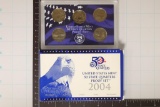 2004 US 50 STATE QUARTERS PROOF SET WITH BOX