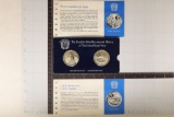 2 STERLING SILVER 1ST EDITION PF ROUNDS BICENT.